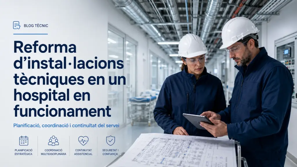 Com planificar una reforma d’instal·lacions tècniques en un hospital en funcionament